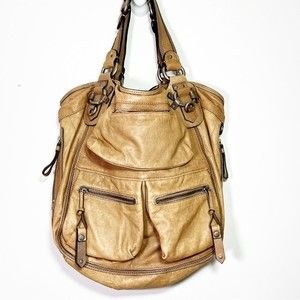 Juicy Couture Vintage Tan Hobo Shoulder Bag
